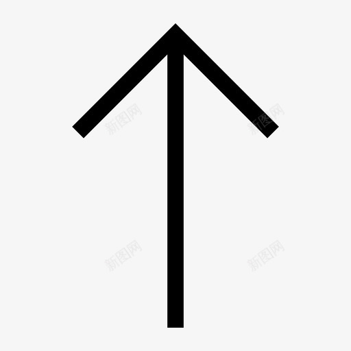 向上朝天符号svg_新图网 https://ixintu.com 向上 朝天 符号 增加 方向 箭头 高度 垂直 直角