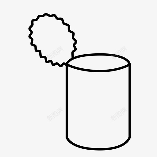 罐回收汤svg_新图网 https://ixintu.com 回收 汤汤罐 汤罐 垃圾 废物 打开 可回收 保存