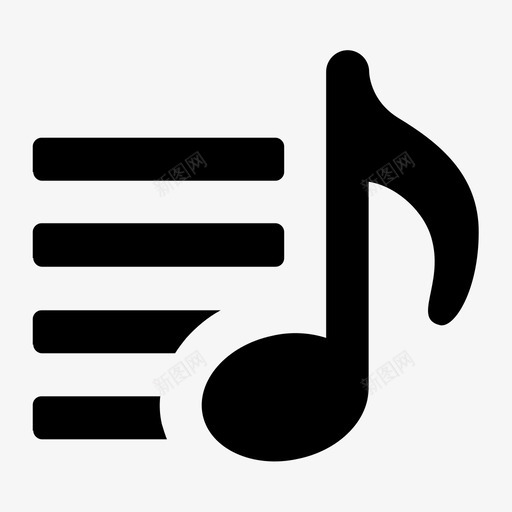 音乐播放列表曲目列表技术svg_新图网 https://ixintu.com 音乐 播放列表 曲目 列表 技术 存储 播放器 订单 信息 品牌 应用程序