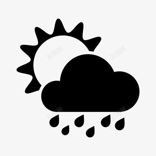 晴雨天气要素天气状况svg_新图网 https://ixintu.com 晴雨 天气 要素 天气状况 季节 降雨 预报