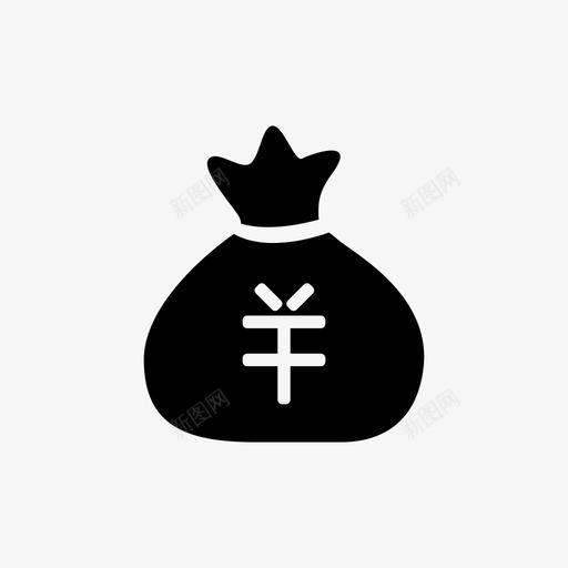 金钱袋svg_新图网 https://ixintu.com 金钱袋 钱袋