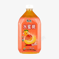 康师傅水蜜桃水果饮品素材