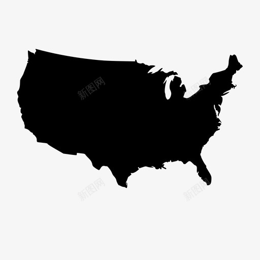 美利坚合众国美国地点svg_新图网 https://ixintu.com 美利坚 合众国 美国 国家 地点 巴马 北美 纽约 地图
