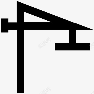 起重机建筑起重机工业图标