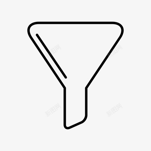 漏斗过滤器厨房工具svg_新图网 https://ixintu.com 漏斗 过滤器 厨房 工具