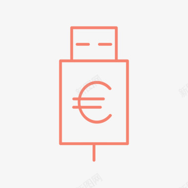 usb线账户银行图标