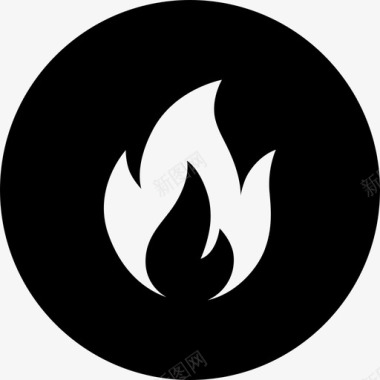 火灾警报火焰图标