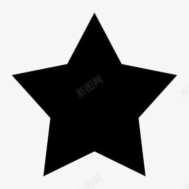 评分星星填满图标