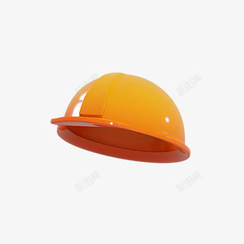 3D卡通立体安全帽图png免抠素材_新图网 https://ixintu.com 卡通 立体 安全帽