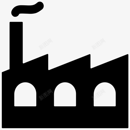 工厂污染制造svg_新图网 https://ixintu.com 工厂 制造 工业 污染 工厂制 企业 建筑 烟雾