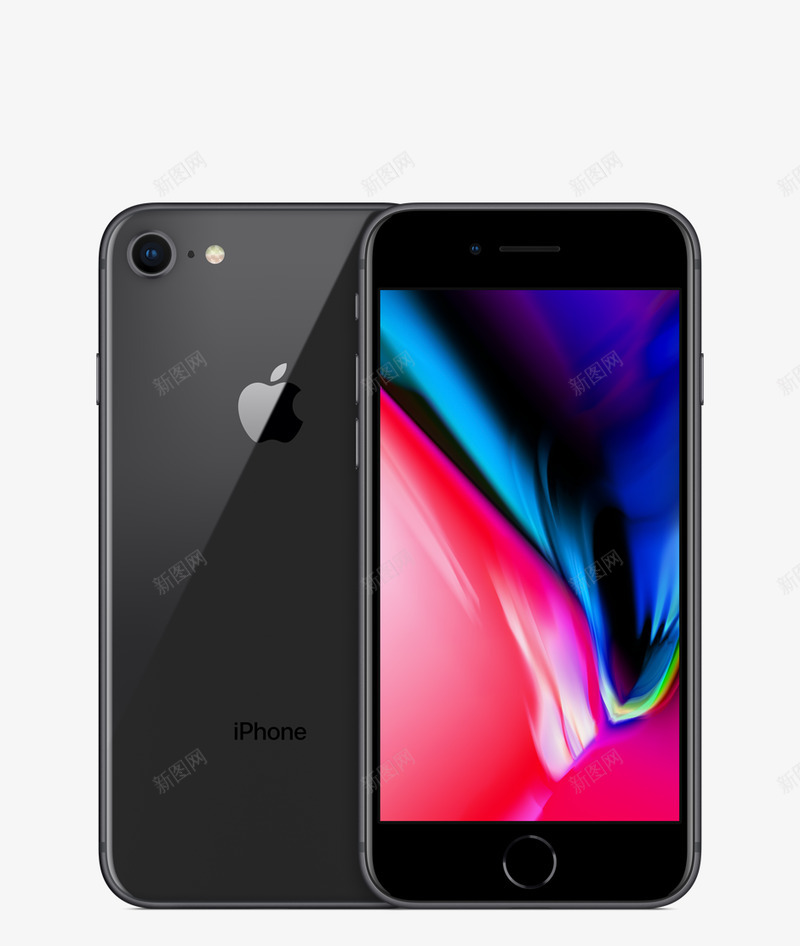 iPhone8128GB深空灰色Apple中国大陆png_新图网 https://ixintu.com 深空 灰色 中国 大陆