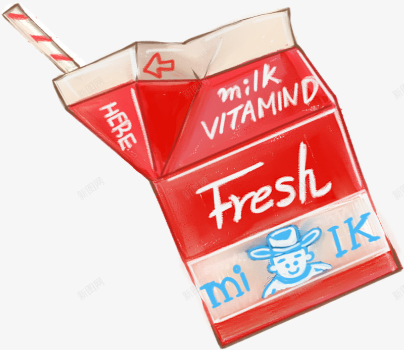 盒装牛奶png免抠素材_新图网 https://ixintu.com 盒装 牛奶