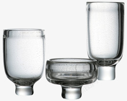 现代简约透明玻璃花瓶摆件素材