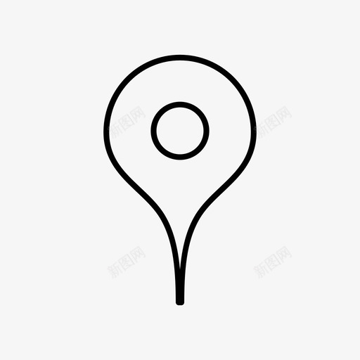 地图标记pin导航svg_新图网 https://ixintu.com 导航 地图 标记 地址 轨迹