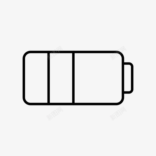 电池充电半充电svg_新图网 https://ixintu.com 电池 充电 百分之 五十