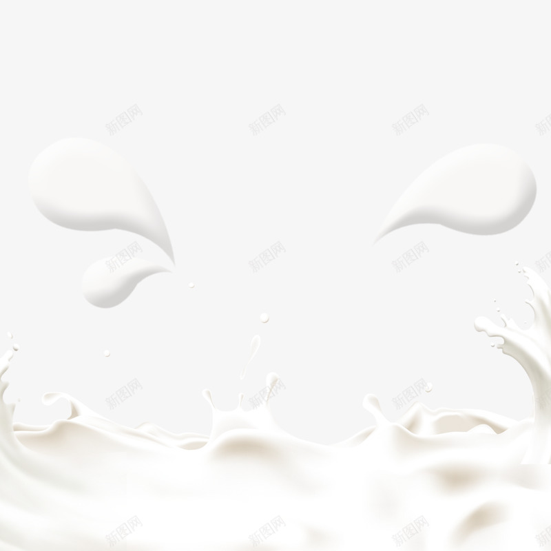 牛奶奶滴png免抠素材_新图网 https://ixintu.com 牛奶 奶奶