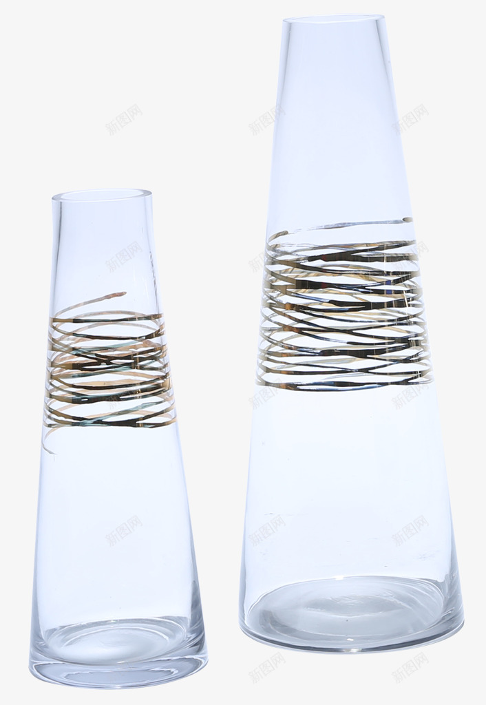 现代简约描金透明玻璃花瓶png免抠素材_新图网 https://ixintu.com 现代 简约 描金 透明 玻璃 花瓶