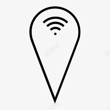 wifi信号连接热点图标