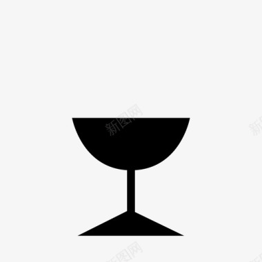 香槟酒杯酒吧餐厅图标
