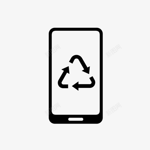 翻新手机出售再利用svg_新图网 https://ixintu.com 手机 翻新 新手机 出售 再利用 回收 购买 损坏 安卓 智能 移动