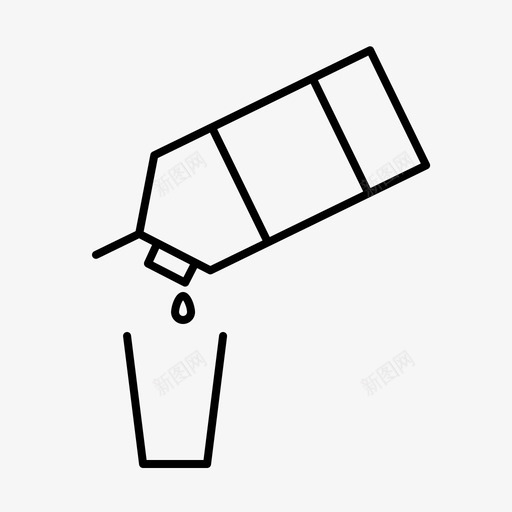 空牛奶穷罐子svg_新图网 https://ixintu.com 牛奶 完成 成了 失败 罐子 走了 败了 沮丧 倒霉 不开 开心