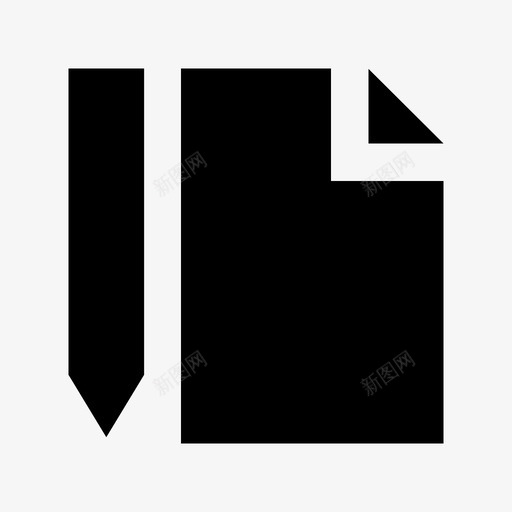 铅笔和页面纸张文档svg_新图网 https://ixintu.com 铅笔 页面 内容 管理 纸张 文档 数据 策略 博客 文具 网页设计