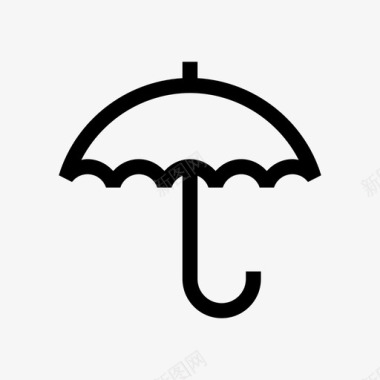 伞布保持干燥图标