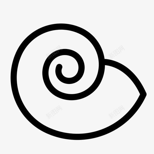 贝壳螺旋形蜗牛svg_新图网 https://ixintu.com 螺旋形 贝壳 蜗牛 脉搏 宠物 吃草 跳动 无线 动物