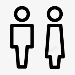 女性卫生间性别特定中性高清图片