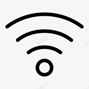 wifi互联网标志wifi信号图标