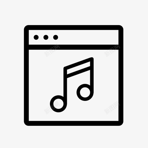音乐网站歌曲播放列表svg_新图网 https://ixintu.com 音乐网站 音频 声音 歌曲 播放列表 播放器 歌词 应用程序 专辑 添加