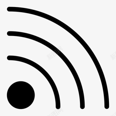 wifi互联网标志wifi信号图标