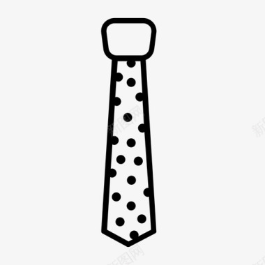 领带配件西装领带图标