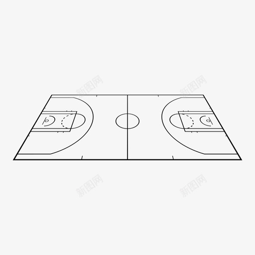 篮球场球娱乐svg_新图网 https://ixintu.com 篮球场 娱乐休闲 体育 团队 运动场