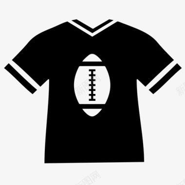 足球服球衣运动图标