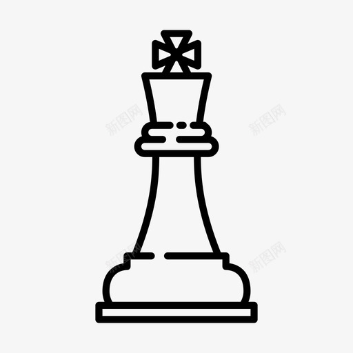 国王国际象棋象棋游戏svg_新图网 https://ixintu.com 游戏 国王 国际象棋 象棋 图形 赫斯