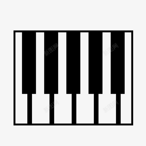 钢琴键音乐乐器svg_新图网 https://ixintu.com 钢琴 琴键 音乐 乐器 音符 演奏 歌曲 网络