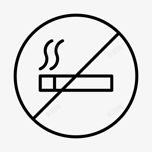 禁烟区svg_新图网 https://ixintu.com 禁烟区