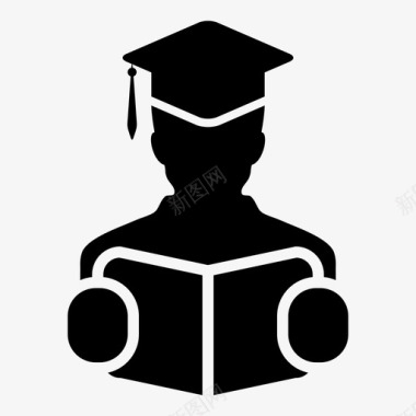 学生书籍会议图标
