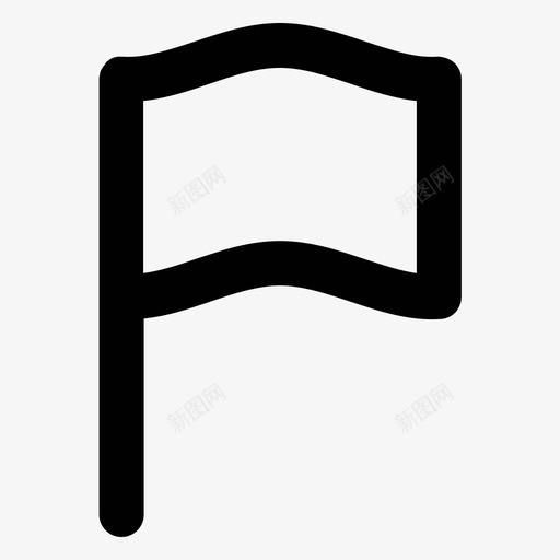旗标竿svg_新图网 https://ixintu.com 旗旗 标竿