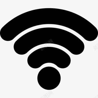 Wifi信号状态技术ios7高级填充图标