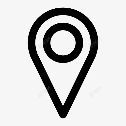 定位地图定位我的位置svg_新图网 https://ixintu.com 定位 地图 我的 位置 用户界面