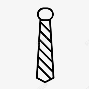 领带配件学校领带图标