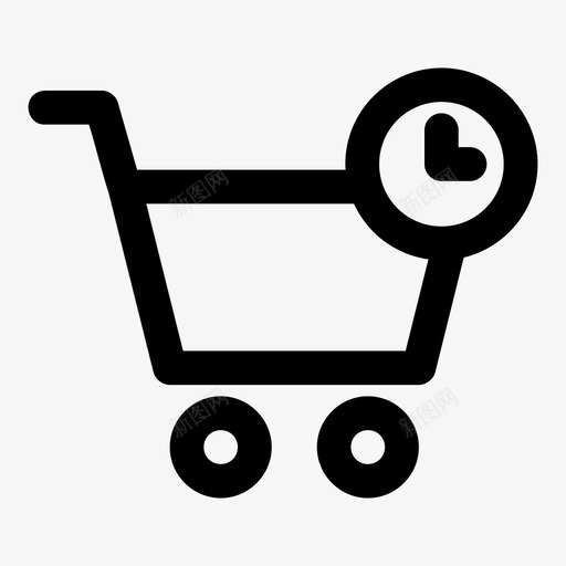 等待车1电子商务svg_新图网 https://ixintu.com 等待 在线 商店 电子商务 加载 市场 界面