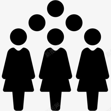 女性人群女性群体图标