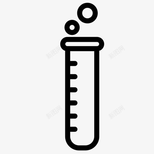 试管用玻璃制成的具有更好的耐性被化学家使用较多svg_新图网 https://ixintu.com 试管 科学 用的 应用 广泛 普及 非常 化学 实验 玻璃器皿 实验室