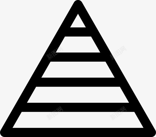 层次金字塔层次顺序svg_新图网 https://ixintu.com 层次 金字塔 顺序 组织 等级 结构设计 工具