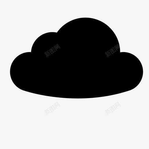 云多云阴沉svg_新图网 https://ixintu.com 多云 阴沉 阴天 天气