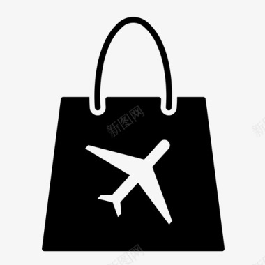 机场购物购买免税图标