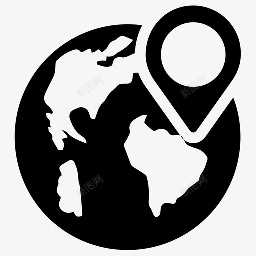 标记针地理位置指针svg_新图网 https://ixintu.com 标记 地理位置 指针 位置 位置图